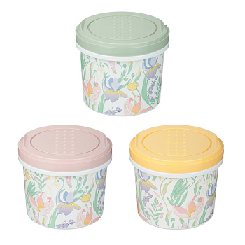 Ботаника Банка с завинчивающейся крышкой 0,7л, пластик, 3 цвета