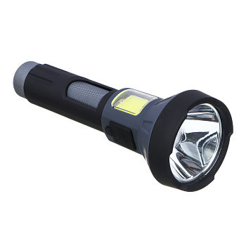 ЕРМАК Фонарь рабочий, LED СОВ, 4 режима, 600мАч,USB,металл,пластик, 160х58х60 мм,функция Power-bank