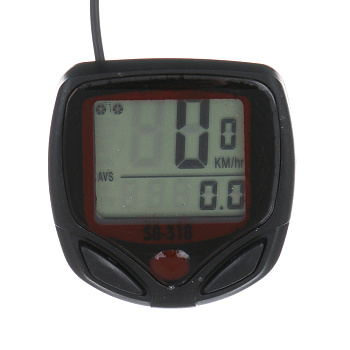 Велокомпьютер проводной, тм BY SPORT, 15 функций, 1хLR44, пластик, металл