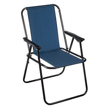 Кресло складное, тм РУССО ТУРИСТО, до 120 кг, 51х38х74см, полиэстер, сталь