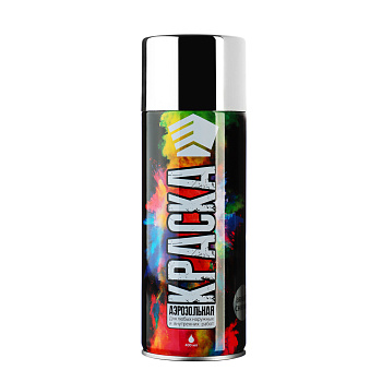 ЕРМАК Краска аэрозоль 400мл, хром (9004/CS)