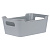 Корзинка универсальная "Mango" 2,4л. 230х160х90мм (серый)