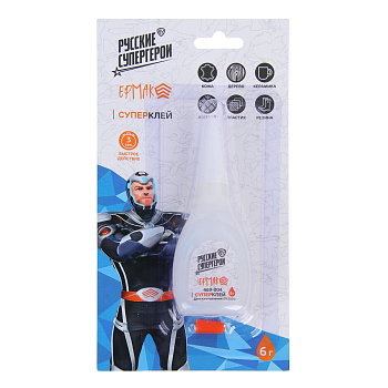 ЕРМАК Супер клей 6г на блистере