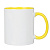 Кружка для сублимации 330мл, цвет желтый, керамика