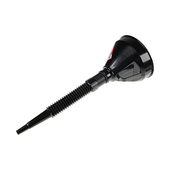 ЕРМАК Воронка 135мм со стальным сито, пластик, черный