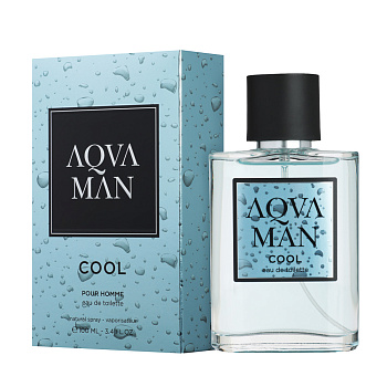 Туалетная вода мужская тм BELLERIVE AQVAMAN Cool, 100 мл