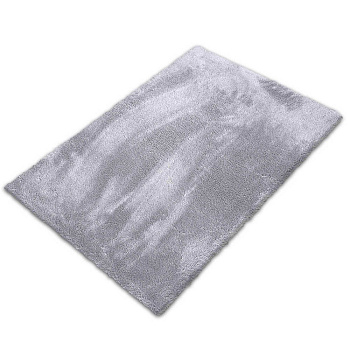 Коврик плюшевый 50х80 серый 02