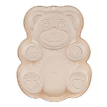VETTA Форма силиконовая 27х21х3.6см, "Медвежонок", 3 цвета