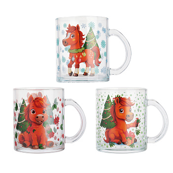 Сивка-бурка Кружка 320мл, стекло, 3 дизайна