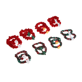 Резинки для волос 2 шт, тм ЮНИLOOK, d5см, полимер, 4 дизайна, #5