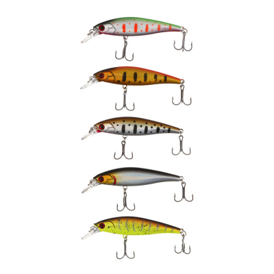 Воблер "Фрай Минноу" тм AZOR FISHING, F, 5,8гр, 75мм, 0,0-1,0м, 5 цветов