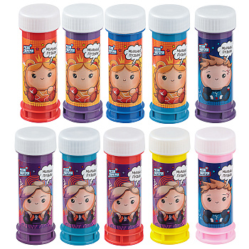 Мыльные пузыри "Русские Супергерои", BY, 50мл, мыльный раствор, пластик, 6 дизайнов