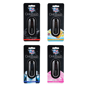 NEW GALAXY Ароматизатор на дефлектор Onlyfresh, 2,8 мл, новая машина, летний бриз, парфюм, бабл гам