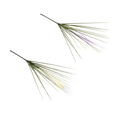 Ветка искусственная декоративная тм LADECOR с пампасной травой, длина 70 см