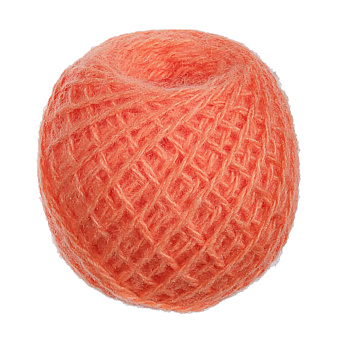 Пряжа в клубках акрил 100м/40-42 гр, цвет облепиха