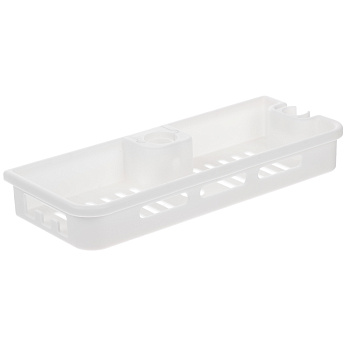 Полочка на душевую штангу, стойку, белый