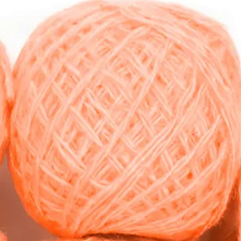 Пряжа в клубках акрил 100м/40-42 гр, цвет коралл