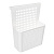 Контейнер Лофт навесной на дверцу 24,5х9х31см, пластик, белый