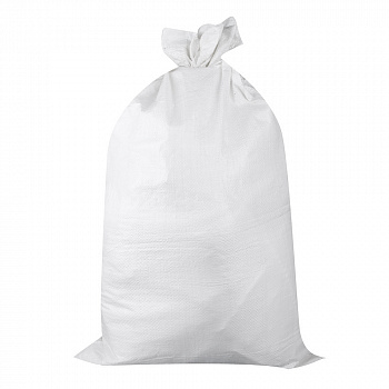 Мешок для строительного мусора полипропиленовый, белый (п/п 1 сорт50 х 90см (±2см) - 40±3 гр.)