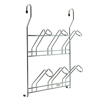 Полка для стаканов тм VETTA, 23,5x11x34cм, хромированная сталь