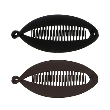 ЮНИLOOK Заколка для волос 13,5х6см, пластик, 2 цвета, ACS25-10