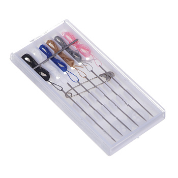 Набор швейный дорожный 15 пр., 7,5х3,5см, металл, пластик