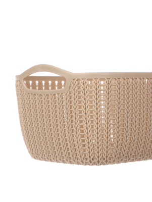 Корзинка вязаная тм VETTA, пластик, 21х16х10см