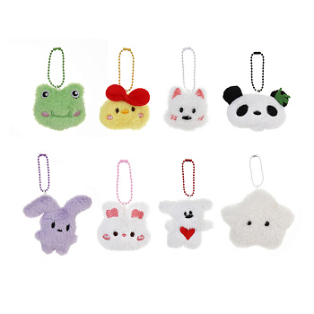 ИГРОЛЕНД Брелок-подвес мягкий "Миниатюрка" 9 см, полиэстер, металл, микс