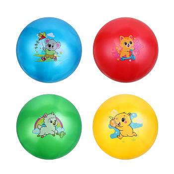 Мяч детский "Веселое настроение", d23см, ПВХ, 4 дизайна