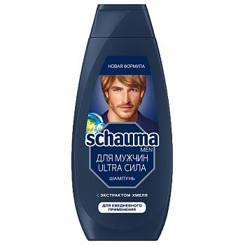 Шампунь для волос мужской ШАУМА Ультра Сила,п/б, 360 мл