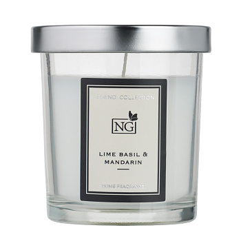 NEW GALAXY Свеча ароматизированная LEGEND COLLECTION, 88 гр, Lime basil & mandarin