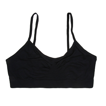 GALANTE Топ на узких лямках, р.42-44, 93%полиамид, 7% эластан, черный, НБ25-20