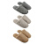 Обувь домашняя, размер 38-39, разноцветные, 25-#4