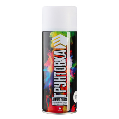 ЕРМАК Грунтовка аэрозоль 400мл, белая