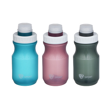 Бутылка для воды тм BY SPORT, 380мл, 15,5х6,5см, PP, 3 цвета