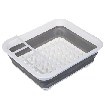 Сушилка для посуды, складная тм VETTA, 36x12х31см, пластик, силикон