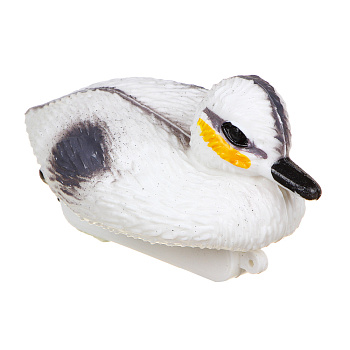 Фигура садовая "Утенок" тм INBLOOM, 12x6.3x7см, пластик