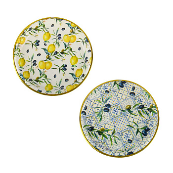 Поднос круглый Прованс, 27,5х2см, полипропилен, 2 дизайна