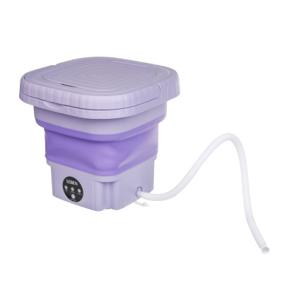 Стиральная машина тм LEBEN портативная складная 9л, силикон, пластик, металл