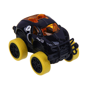 ИГРОЛЕНД Инерционная мини машинка, металл, ABS+PS+PP+TPR, 6х4,5х4 см, 8 диз.