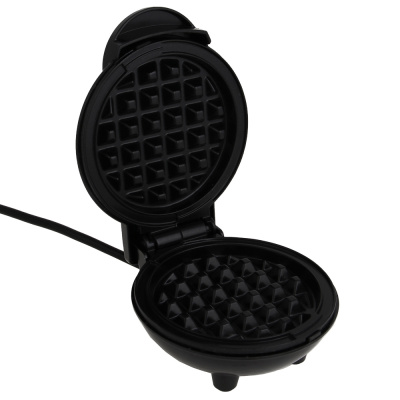 LEBEN Мини-вафельница, 550 Вт, пластик, нерж. сталь, антиприг.покрытие