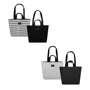 Сумка двухслойная тм VETTA, с двумя ручками, 42x33x10 см, 80% хлопок, 20% полиэстер