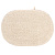 Коврик для ванной 40х60см овал TERNI кремовый, хлопок, SWM-6010-CRM-B