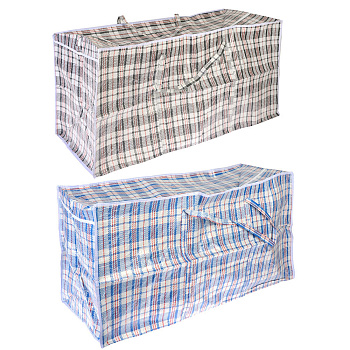 Сумка хозяйственная тм VETTA Клетка, 100x50x40см, 200 литров, до 15кг, полипропилен, 2 цвета