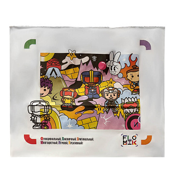 Пакет бумажный "Супергерои FLOMIK" 44x15x36 см