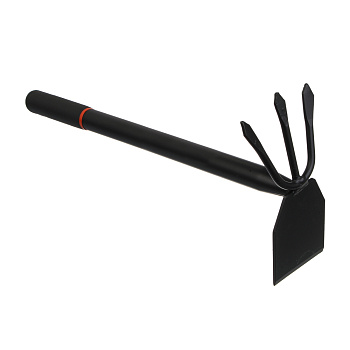 INBLOOM Мотыга двухстороняя с антискользящей ручкой, 41х18см, металл