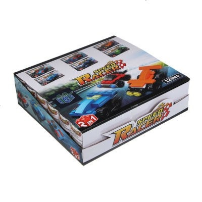ИГРОЛЕНД Конструктор "Гонки", 13х4х7,5 см, ABS, 6 видов