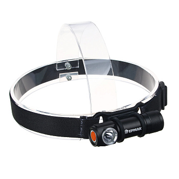 ЕРМАК Фонарь, 1 LED, 1200мАч, 4 режима, пластик, металл, 80х24х25 мм