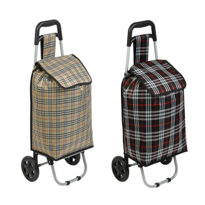 Тележка + сумка, до 30кг тм VETTA, 28х32х92см, 32л, брезент, колеса ЭВА d15см