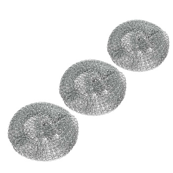 Губки для мытья посуды тм VETTA, 3шт, металл 20г